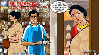 Velamma Episode 67 - Milf Masala &ndash; Velamma Spices up the brush Sex Life&excl;